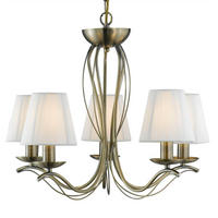LUSTER  51/100 cm      Andretti  - boje mjeda/krem, Konvencionalno, metal/tekstil (51/100cm)