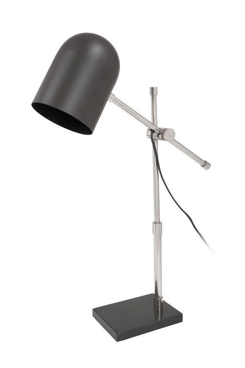 GOLVLAMPA  12/54/46 cm   - silver/svart, Design, metall/plast (12/54/46cm) - Kayoom