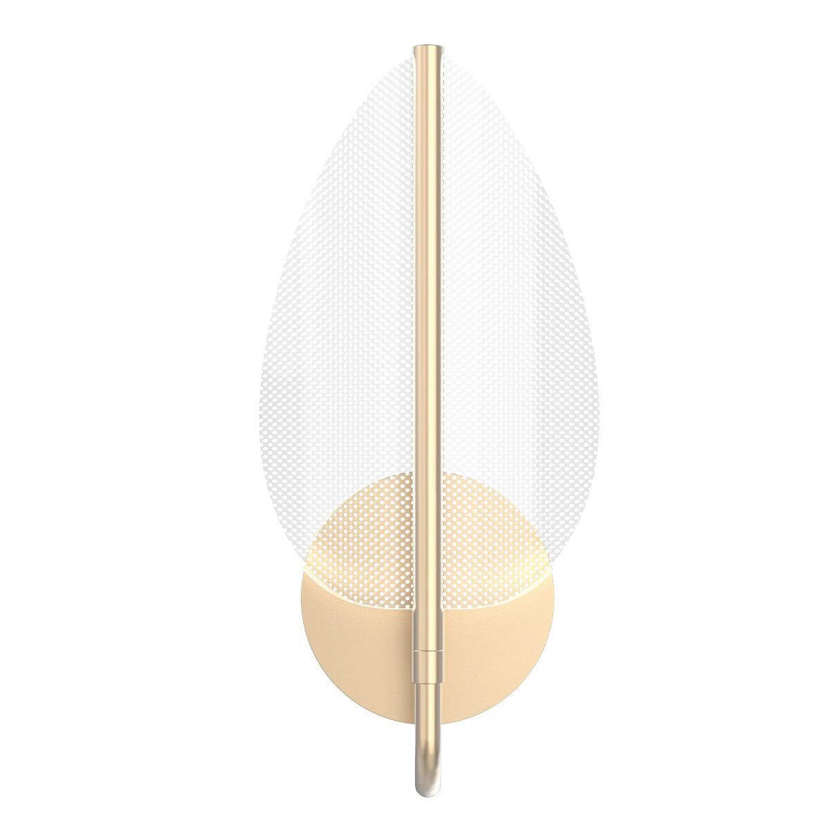 LED-WANDLEUCHTE 37,1/17,8 cm    - Messingfarben, KONVENTIONELL, Kunststoff/Metall (37,1/17,8cm) - Elstead Lighting