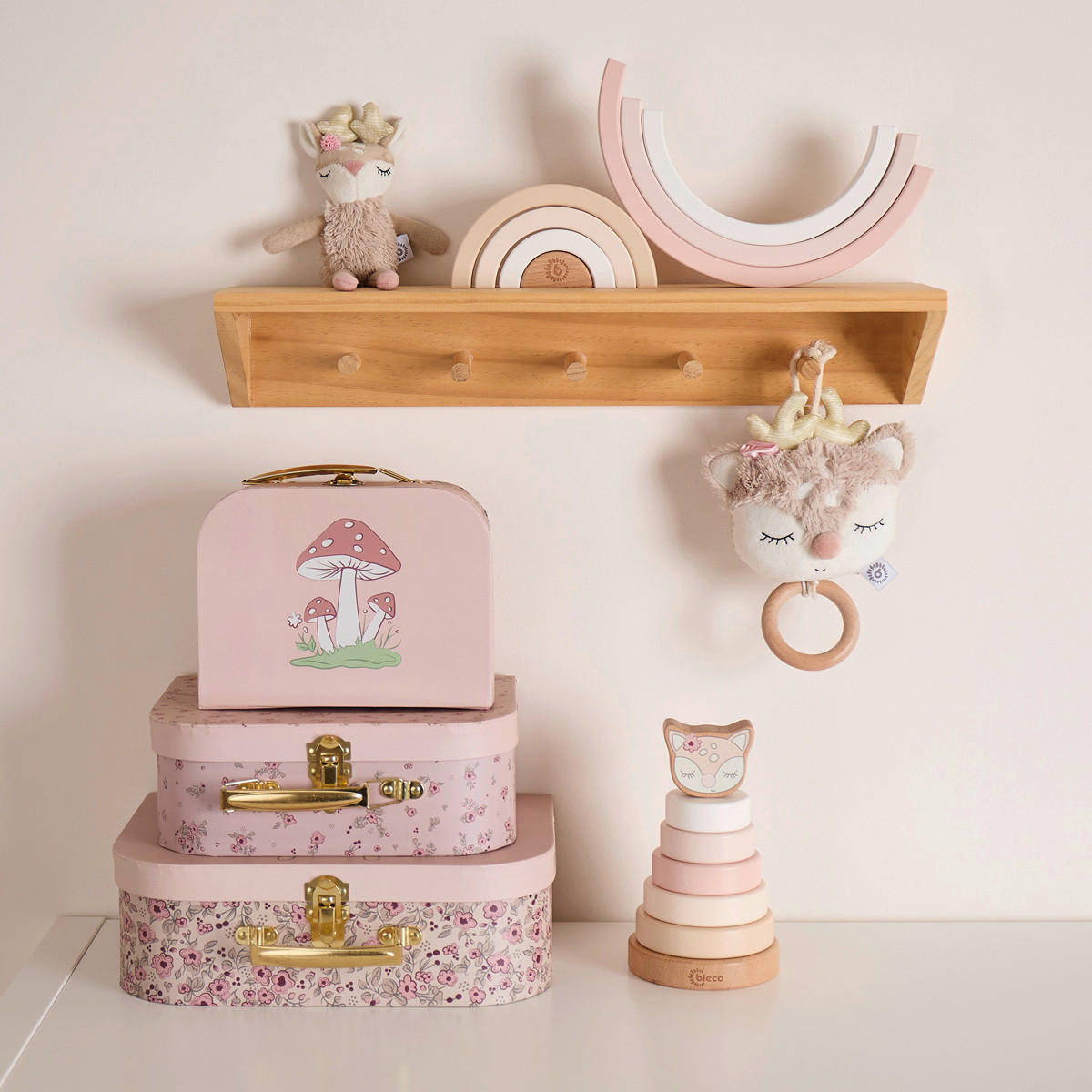 SPIELKOFFER - Rosa, Basics, Papier (21/9,5/30cm)