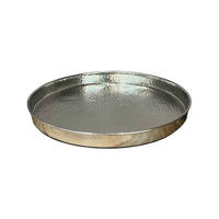 SERVIERTABLETT Metall  - Silberfarben, Basics, Metall (34/4cm) - Ambia Home
