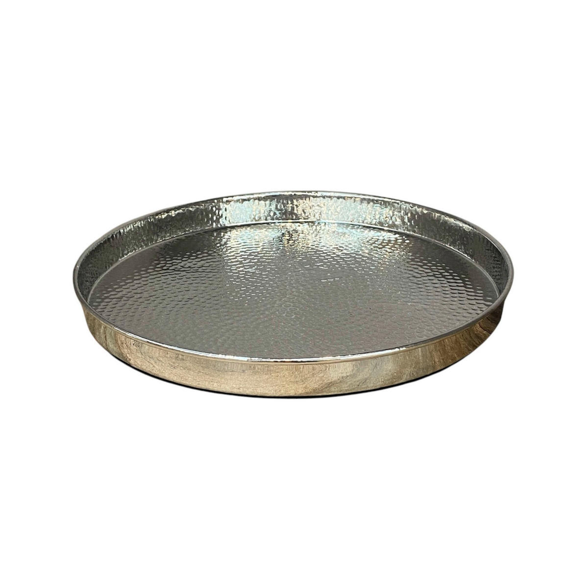 SERVIERTABLETT Metall  - Silberfarben, Basics, Metall (34/4cm) - Ambia Home