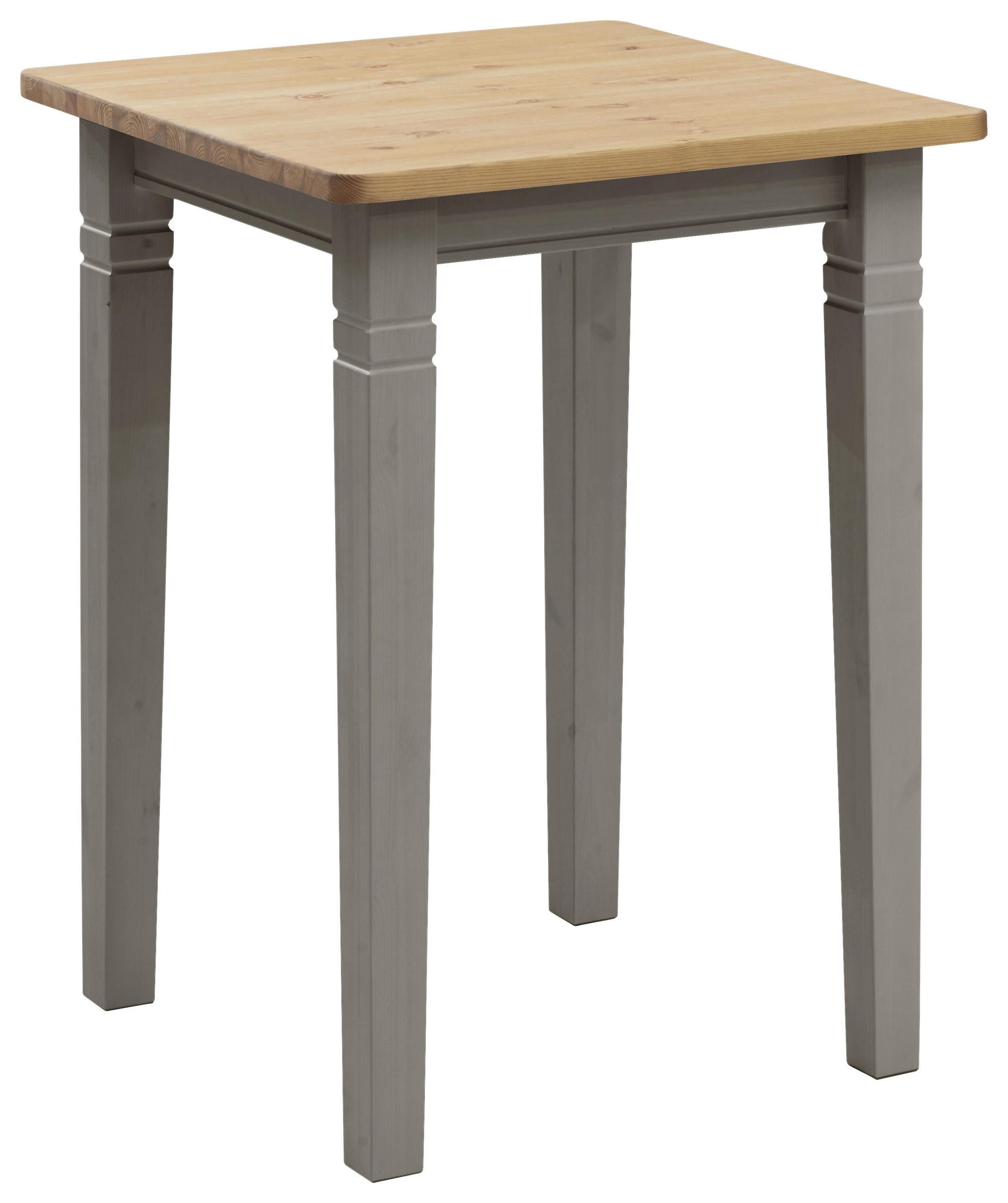 BARTISCH  - Laugenfarbig/Grau, ROMANTIK / LANDHAUS, Holz (78/78/103cm) - Boxxx