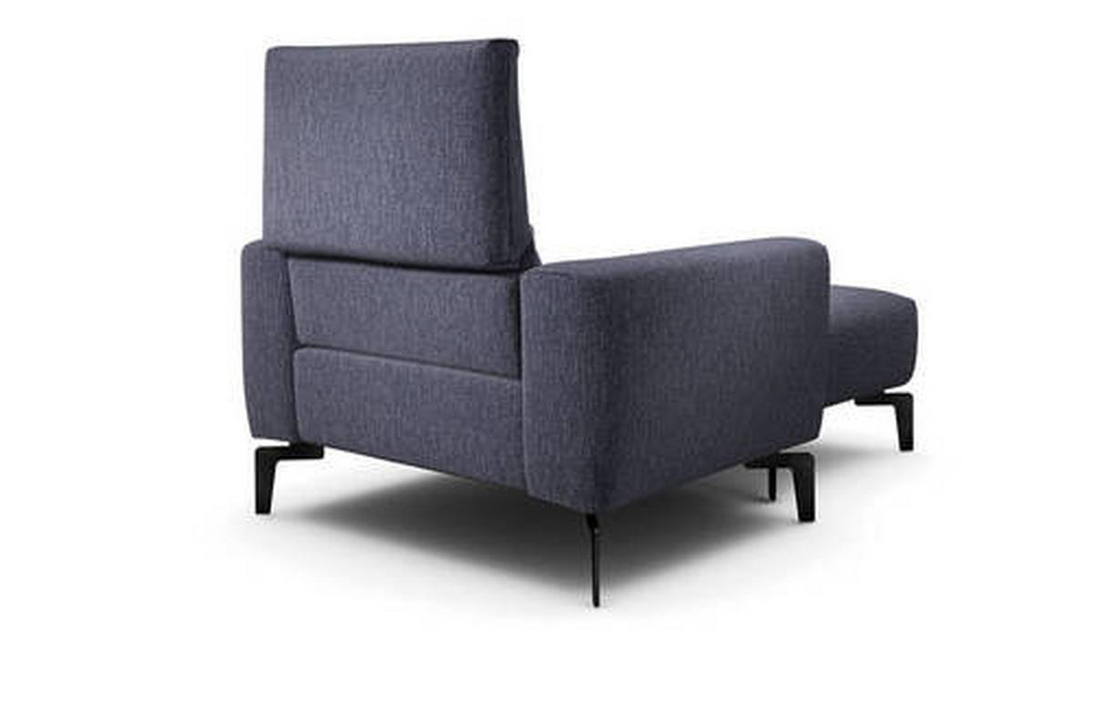 SESSELSET Chenille    - Blau/Schwarz, Design, Textil/Metall (110/85/86-94cm) - SENSOO