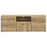 TV ELEMENT boje hrasta   - siva/boje hrasta, Moderno, drvni materijal/metal (149,8/53,7/41,8cm)