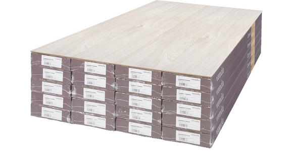 LAMINATBODEN Eiche Stratford  per  m² - Eichefarben, KONVENTIONELL, Holzwerkstoff (128,8/19,8/0,7cm) - Venda