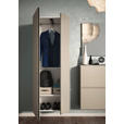 GARDEROBENSCHRANK 60/179/33 cm  - Taupe/Anthrazit, Design, Holzwerkstoff (60/179/33cm) - Moderano