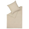 WENDEBETTWÄSCHE SW-JUST Flanell 155/220 cm  - Sandfarben/Beige, Basics, Textil (155/220cm) - Schöner Wohnen