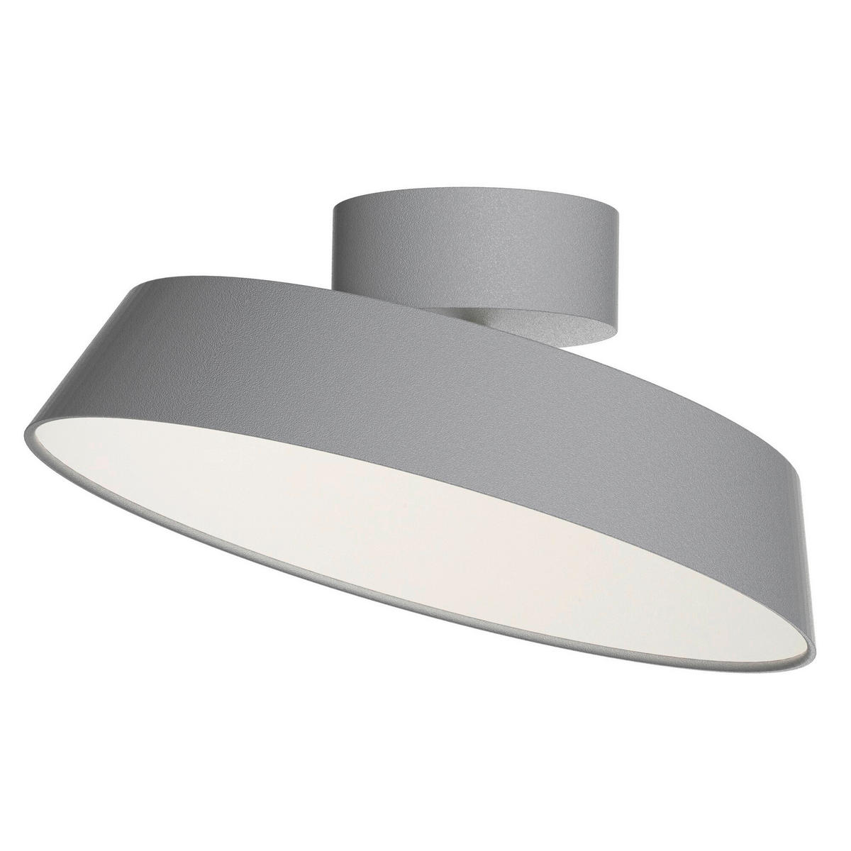 DECKENLEUCHTE Kaito 30/30/13 cm  - Grau, Design, Metall (30/30/13cm) - Nordlux