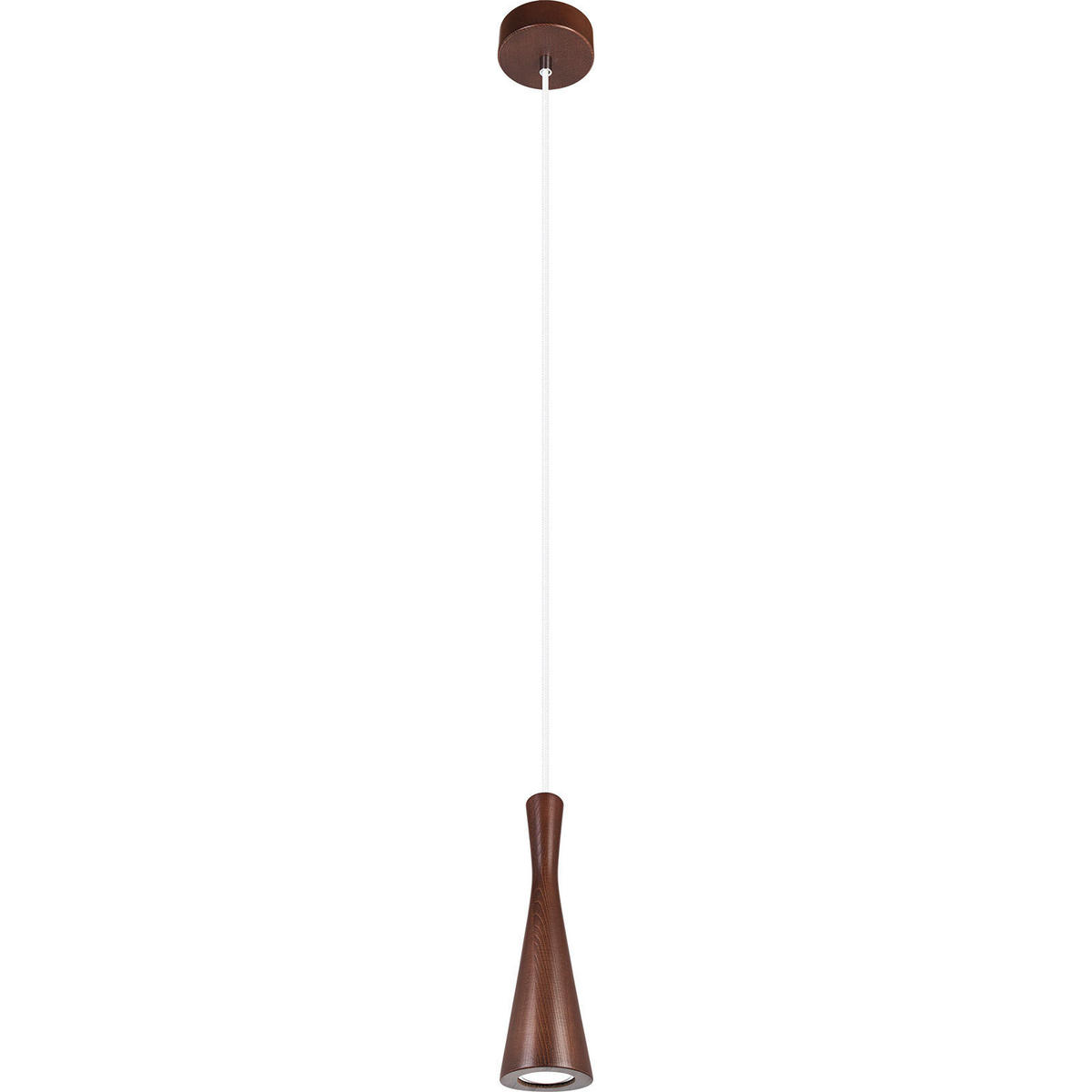 ZÁVĚSNÉ SVÍTIDLO, 10/90-140 cm  - bílá/barvy ořechu, Natur, dřevo (10/90-140cm)