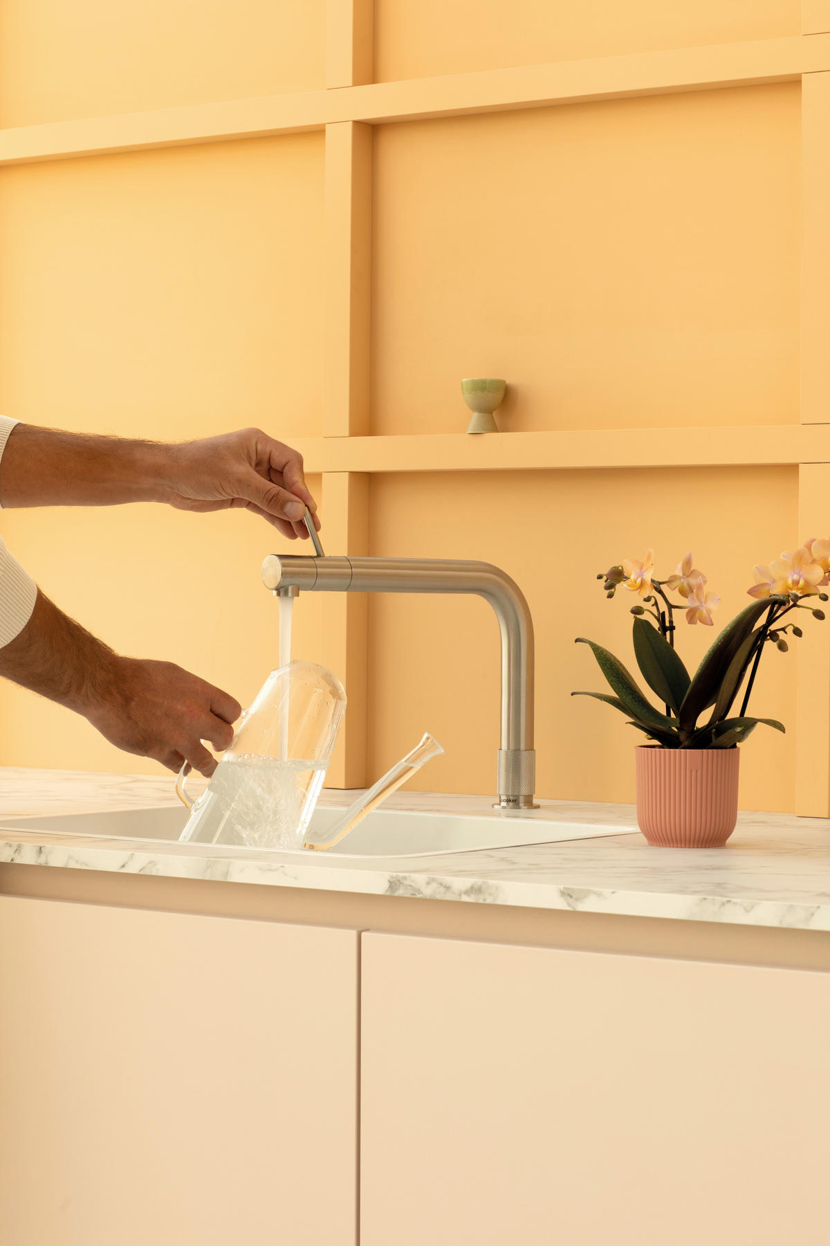 KÜCHENARMATUR - Schwarz, Basics, Metall (29,2/31,5cm) - Quooker