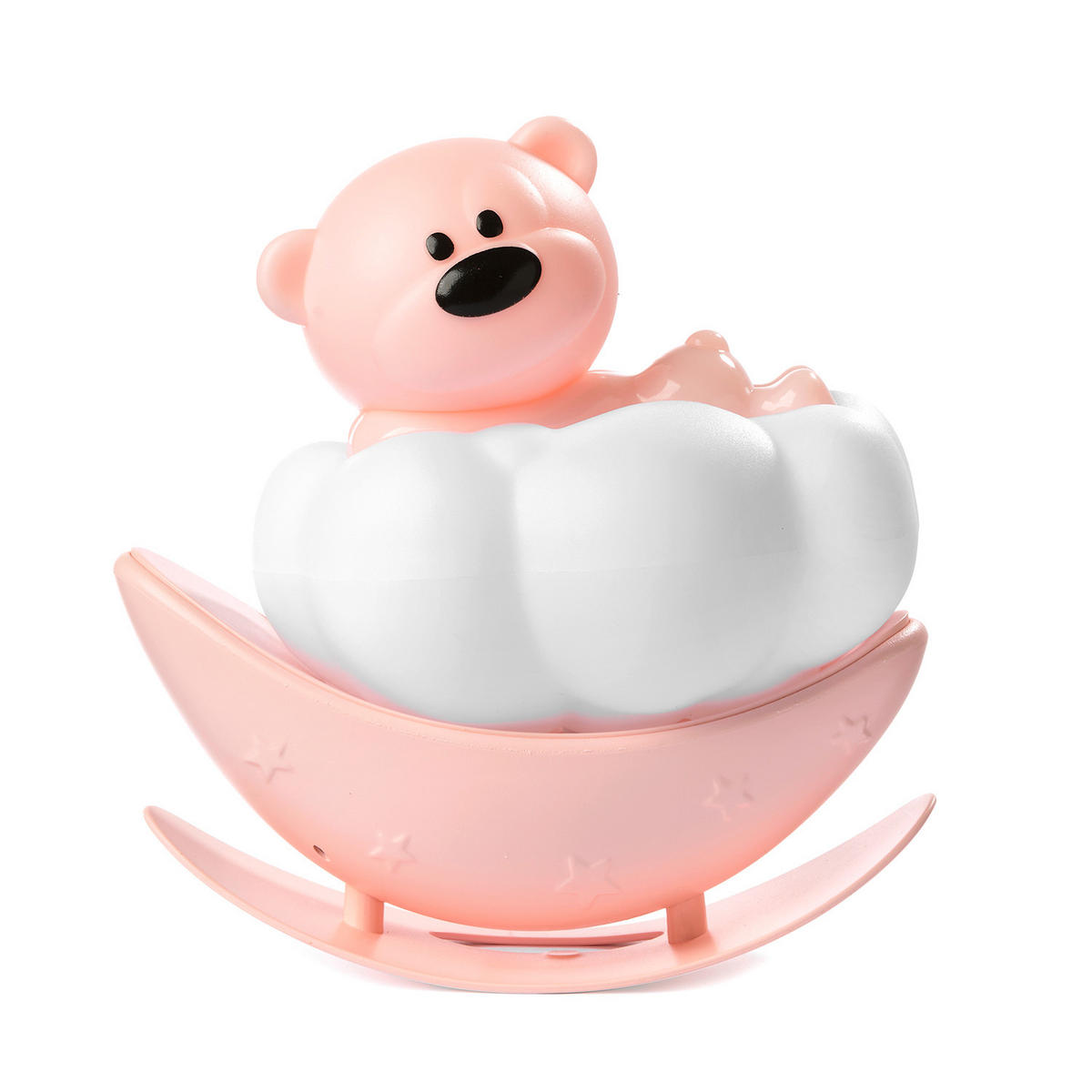KINDERTISCHLEUCHTE 11/6.5/12.5 cm   - Hellrosa/Weiß, Basics, Kunststoff (11/6.5/12.5cm)