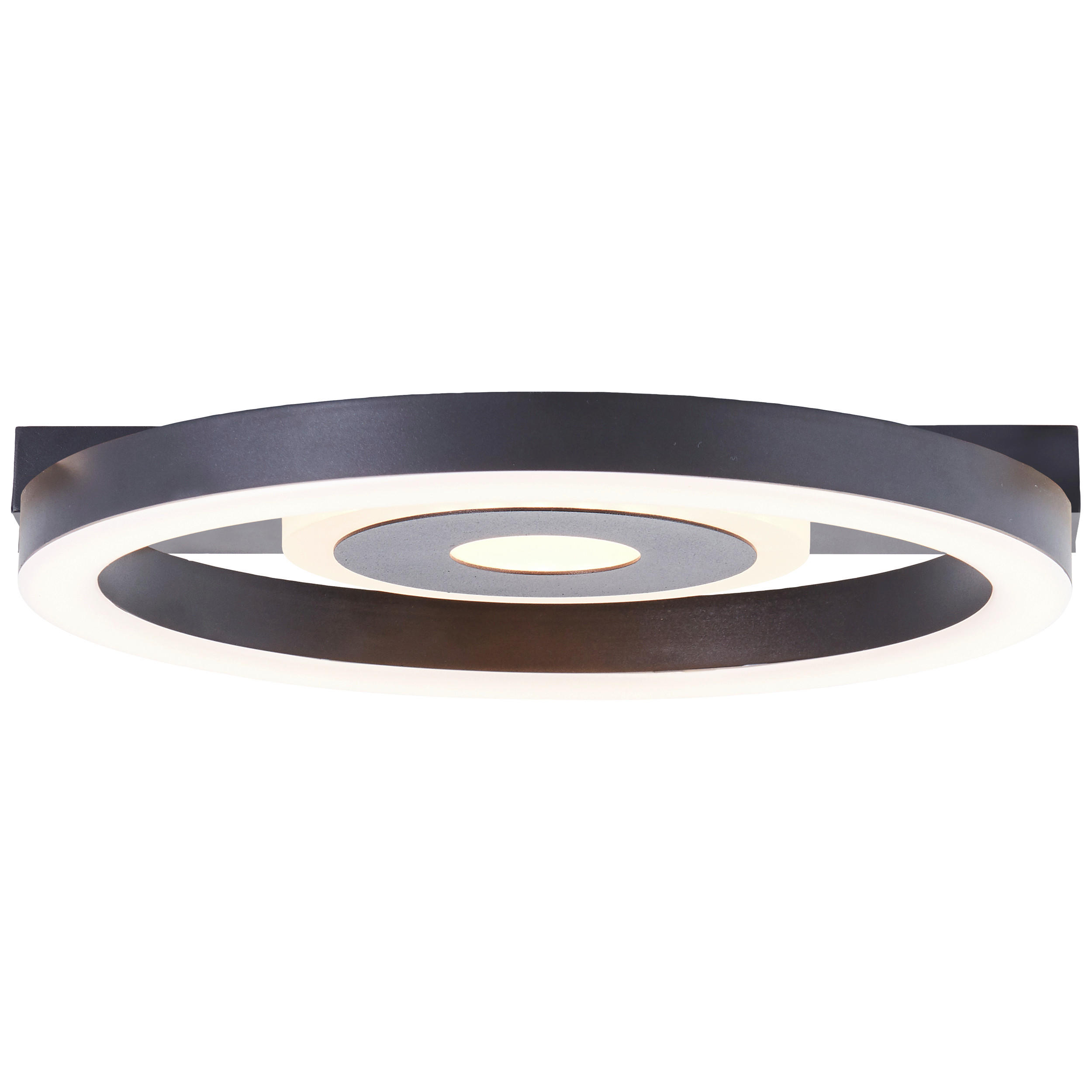 LED-DECKENLEUCHTE     - Schwarz, Basics, Kunststoff/Metall (5/20/20cm) - Brilliant