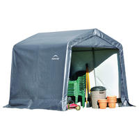 GERÄTEHAUS 240/240/240 cm  - Grau, Basics, Kunststoff (240/240/240cm) - Ambia Garden