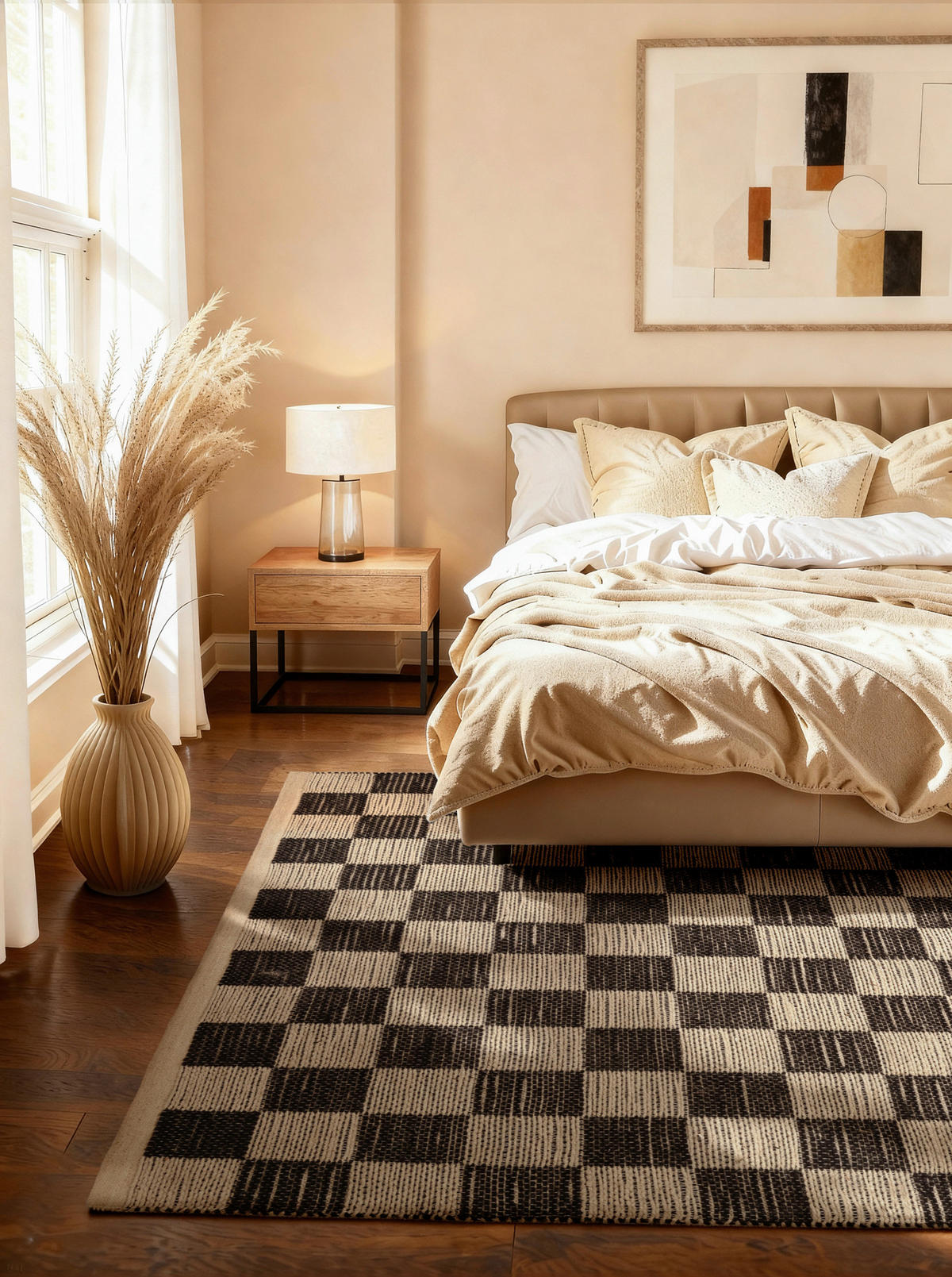 JUTETEPPICH 160/230 cm Handloom 1.0 Creme, Schwarz  - Creme/Schwarz, Basics, Textil (160/230cm) - Hanse Home