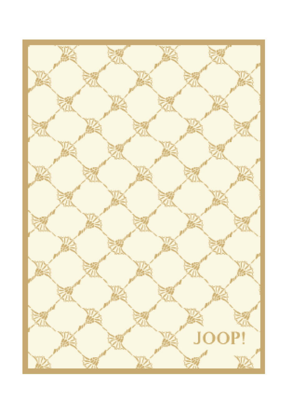 WOHNDECKE OUTDOOR CORNFLOWER 125/170 cm  - Currygelb/Naturfarben, Design, Textil (125/170cm) - Joop!