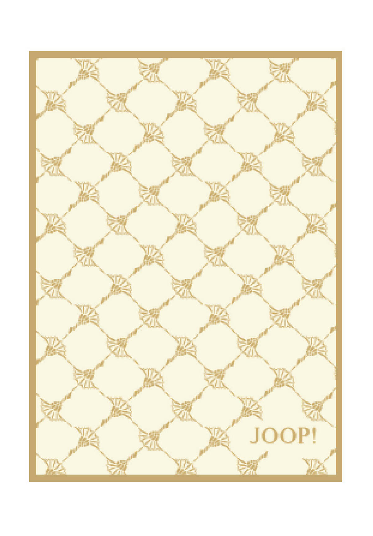 WOHNDECKE OUTDOOR CORNFLOWER 125/170 cm  - Currygelb/Naturfarben, Design, Textil (125/170cm) - Joop!