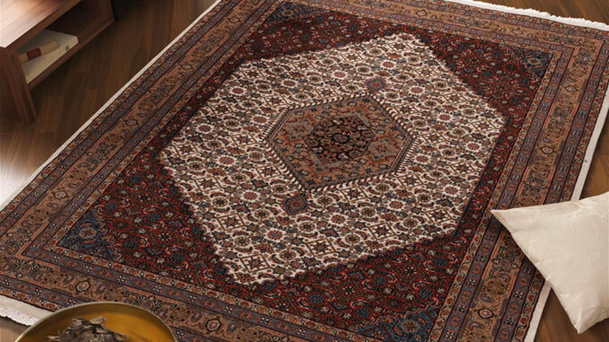 ORIENTTEPPICH 70/140 cm Himla Bidjar Creme, Beige  - Beige/Creme, Basics, Textil (70/140cm) - Cazaris