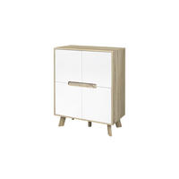 KOMMODE  in 80/102/40 cm  - Weiß/Naturfarben, Design, Holzwerkstoff (80/102/40cm) - Livetastic