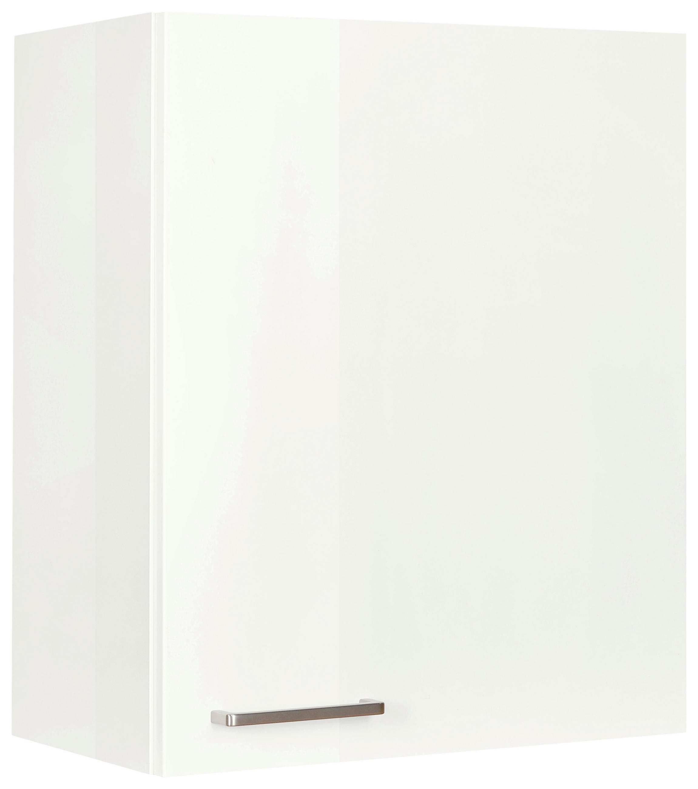 KÜCHENOBERSCHRANK 60/72/35 cm  in Weiß Hochglanz  - Edelstahlfarben/Weiß Hochglanz, MODERN, Holzwerkstoff (60/72/35cm) - Nobilia