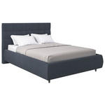 POLSTERBETT Lattenrost, Bettkasten Anthrazit 140/200 cm  - Birkefarben/Anthrazit, KONVENTIONELL, Holz/Textil (140/200cm) - Carryhome