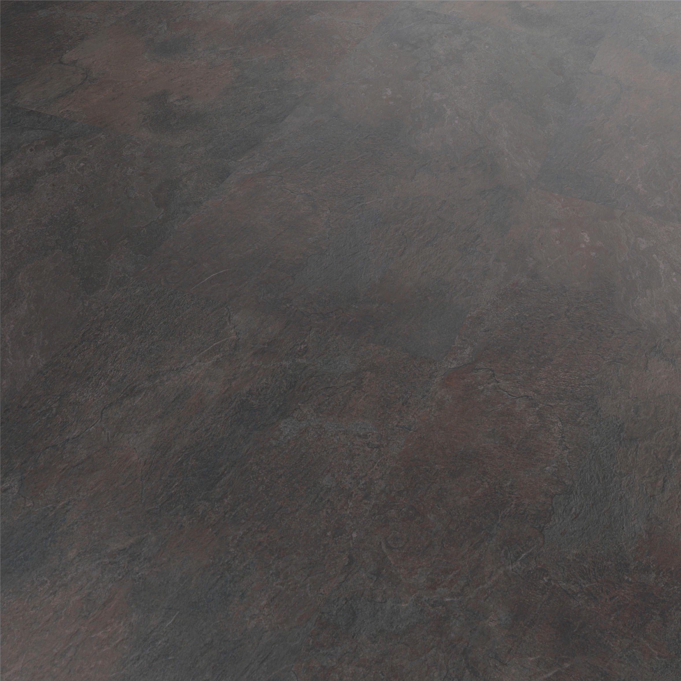 DESIGNBODEN Stone 4.2  - Dunkelgrau, Basics, Kunststoff (60.5/30.48/0.42cm)