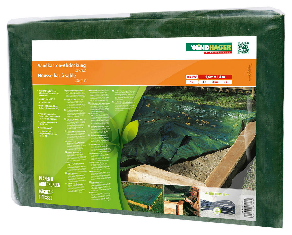 ABDECKPLANE - Grün, Basics (200/200cm)