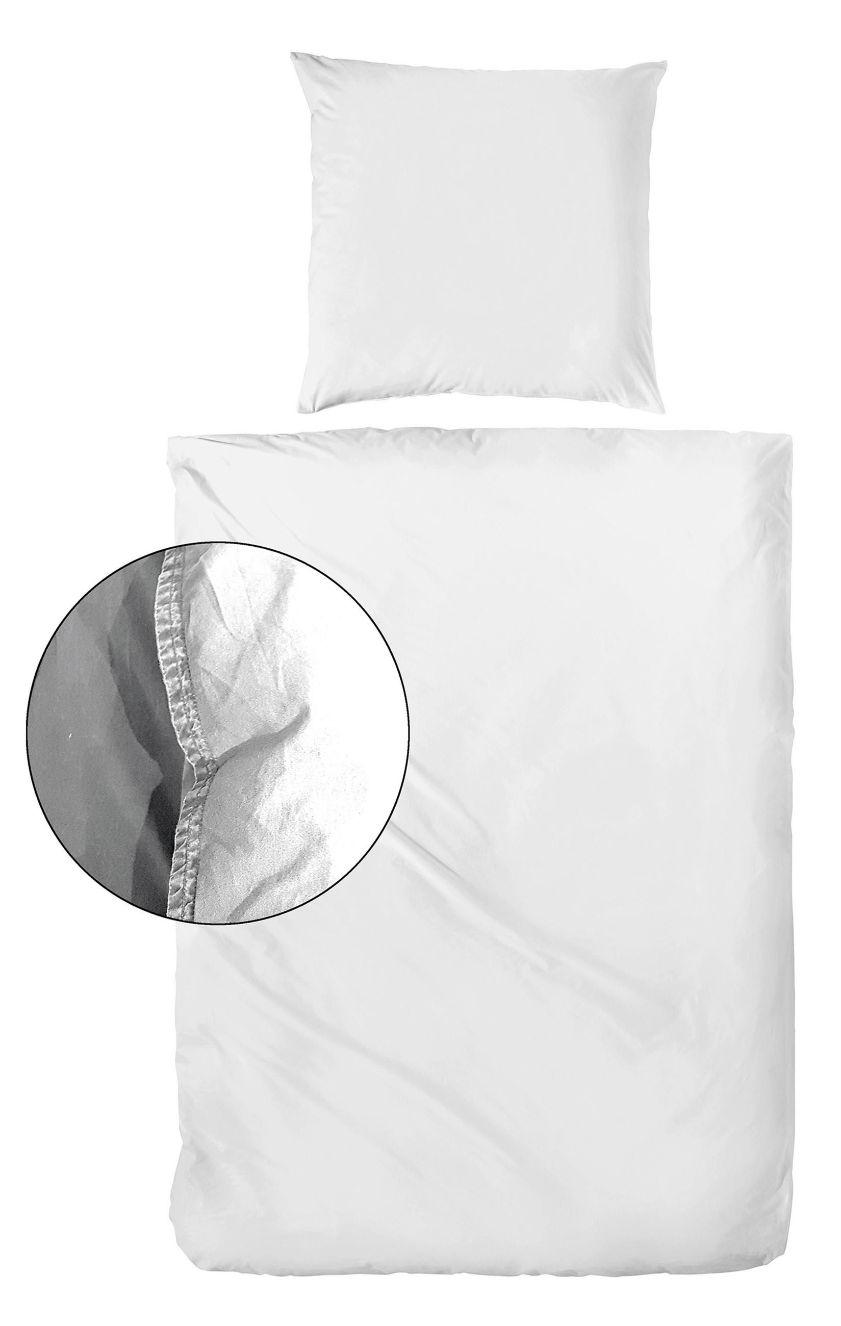 BETTWÄSCHE Renforcé 240/220 cm  - Weiß, Basics, Textil (240/220cm)