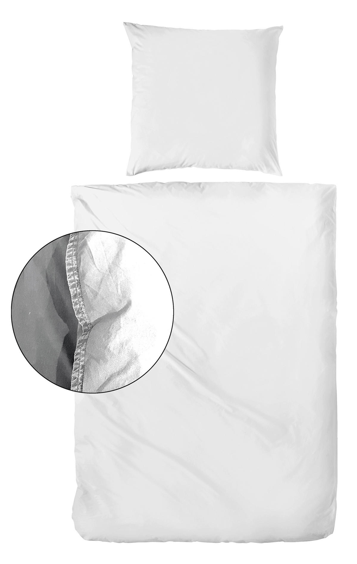 BETTWÄSCHE Renforcé 200/200 cm  - Weiß, Basics, Textil (200/200cm)