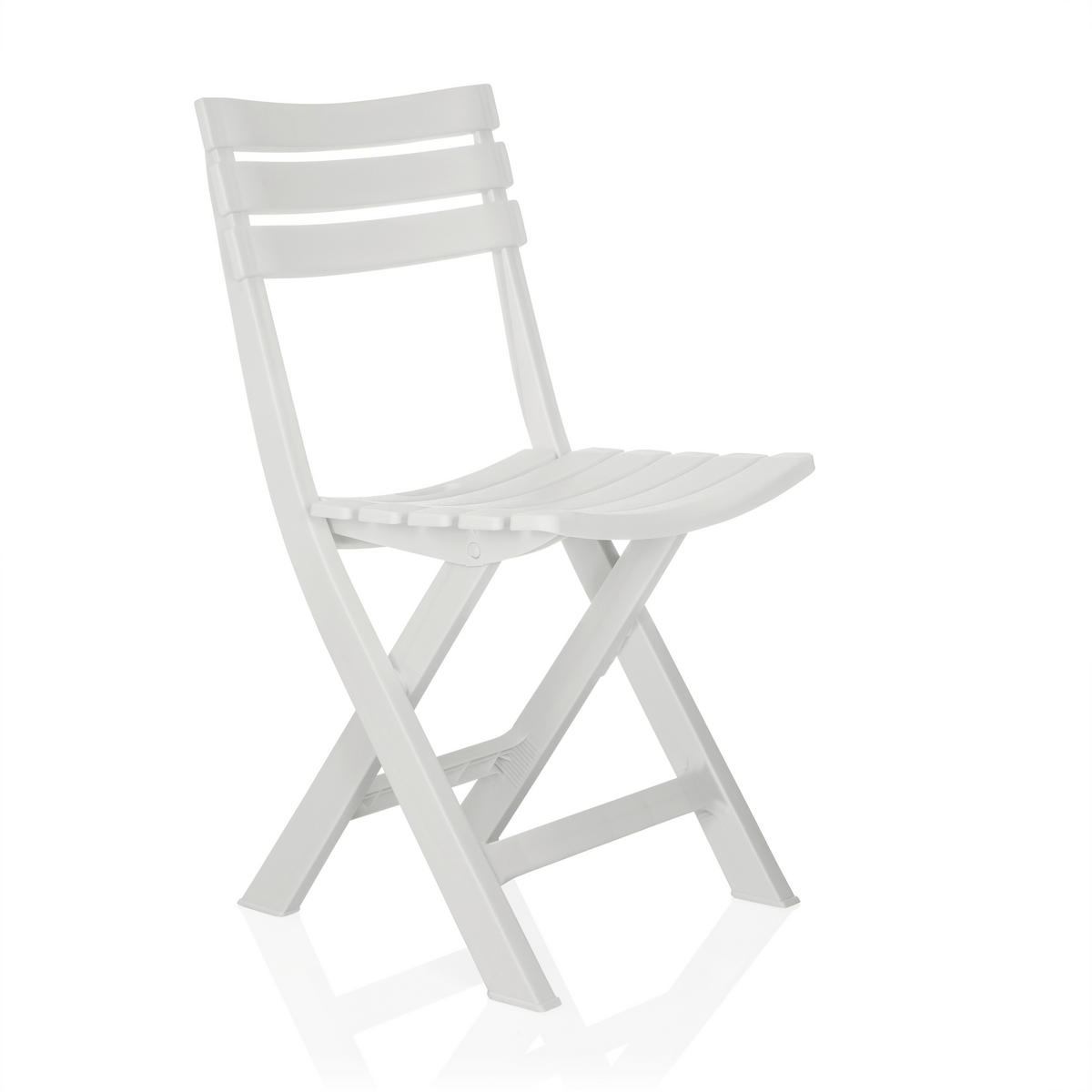 KLAPPSTUHL Weiß  - Weiß, MODERN, Kunststoff (42/80/45,5cm) - MID.YOU