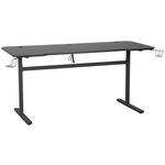 GAMINGTISCH Schwarz  - Schwarz, Design, Holzwerkstoff/Metall (140/60/75cm) - Carryhome