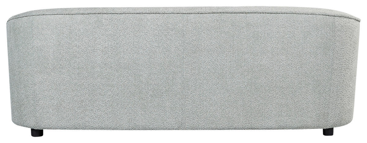 3-SITZER-SOFA Bouclé Mintgrün  - Schwarz/Mintgrün, MODERN, Kunststoff/Textil (197/69/92cm) - MID.YOU