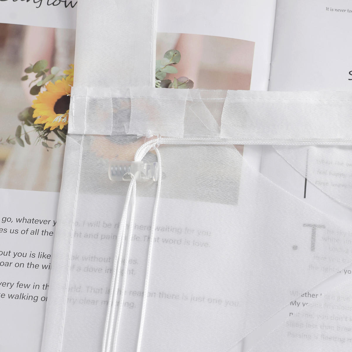 FALTROLLO  transparent  60/140 cm    - Weiß Hochglanz, Basics, Textil (60/140cm) - Joyswahl