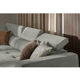 ECKSOFA in Struktur Greige  205/284 cm  - Greige/Schwarz, Design, Kunststoff/Textil (205/284cm) - Xora