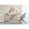 SCHMINKTISCH 120/50/128,5 cm, Kaschmir  - Kaschmir, Design, Glas/Holzwerkstoff (120/50/128,5cm) - Carryhome