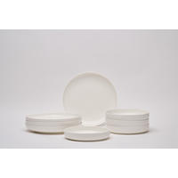 KOMBISERVICE Weiß OSLO SNØ 8-teilig 4 Personen  - Weiß, Design, Keramik - Novel