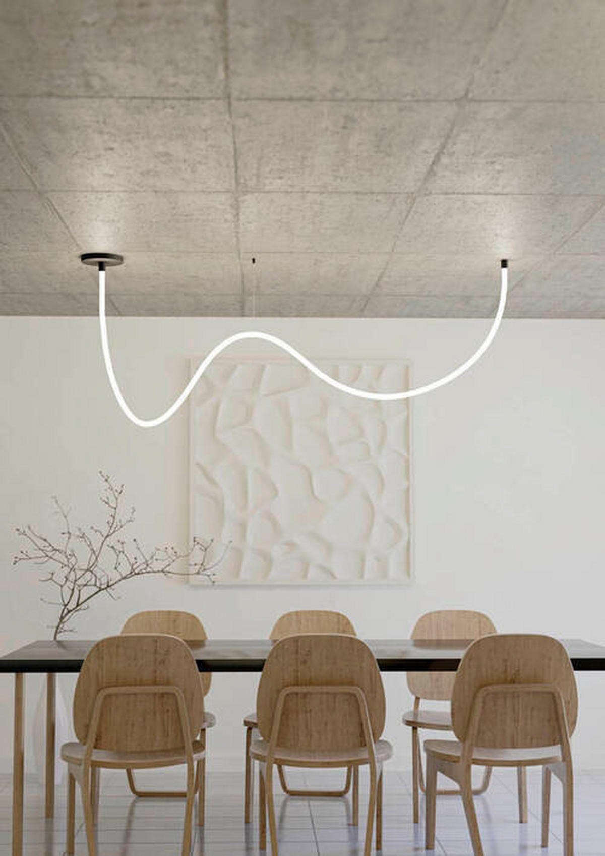 LICHTSCHLAUCH  - Schwarz/Weiß, Design, Kunststoff/Metall (2,2/400cm) - Eglo