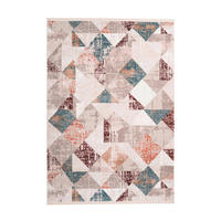 VINTAGE-TEPPICH 200/300 cm Akropolis Grau, Rosa  - Rosa/Grau, Design, Textil (200/300cm) - Kayoom