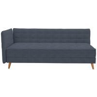 LIEGE  in Blau  - Blau, MODERN, Holz/Textil (210/84/130cm) - Joka