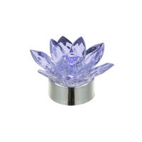 LED-BORDSLAMPA 9/4,2 cm   - lila/klar, Basics, plast (9/4,2cm)