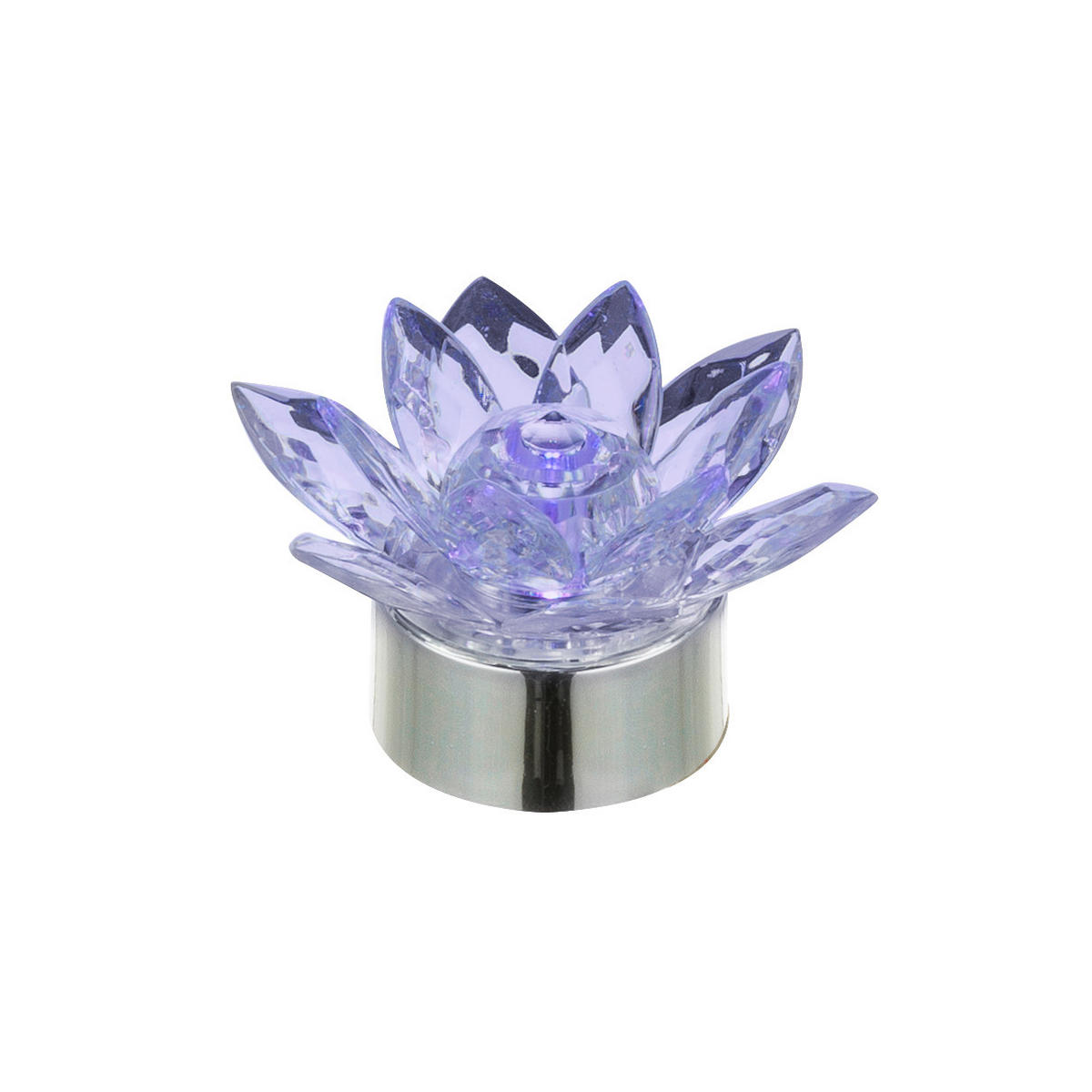 LED-BORDSLAMPA 9/4,2 cm   - lila/klar, Basics, plast (9/4,2cm)