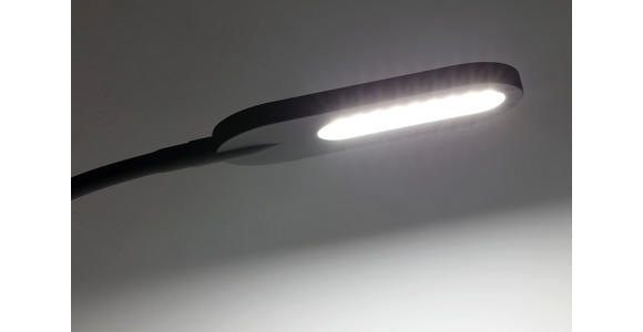 LED-TISCHLEUCHTE 37,5/15/43,5 cm - Schwarz, Basics, Kunststoff/Metall (37,5/15/43,5cm) - Novel