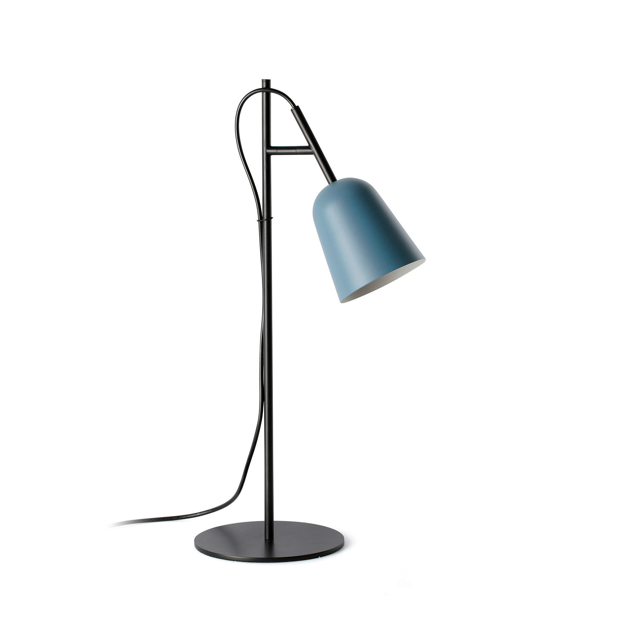 TISCHLEUCHTE 18/29.7/55 cm   - Blau/Schwarz, KONVENTIONELL, Metall (18/29.7/55cm)