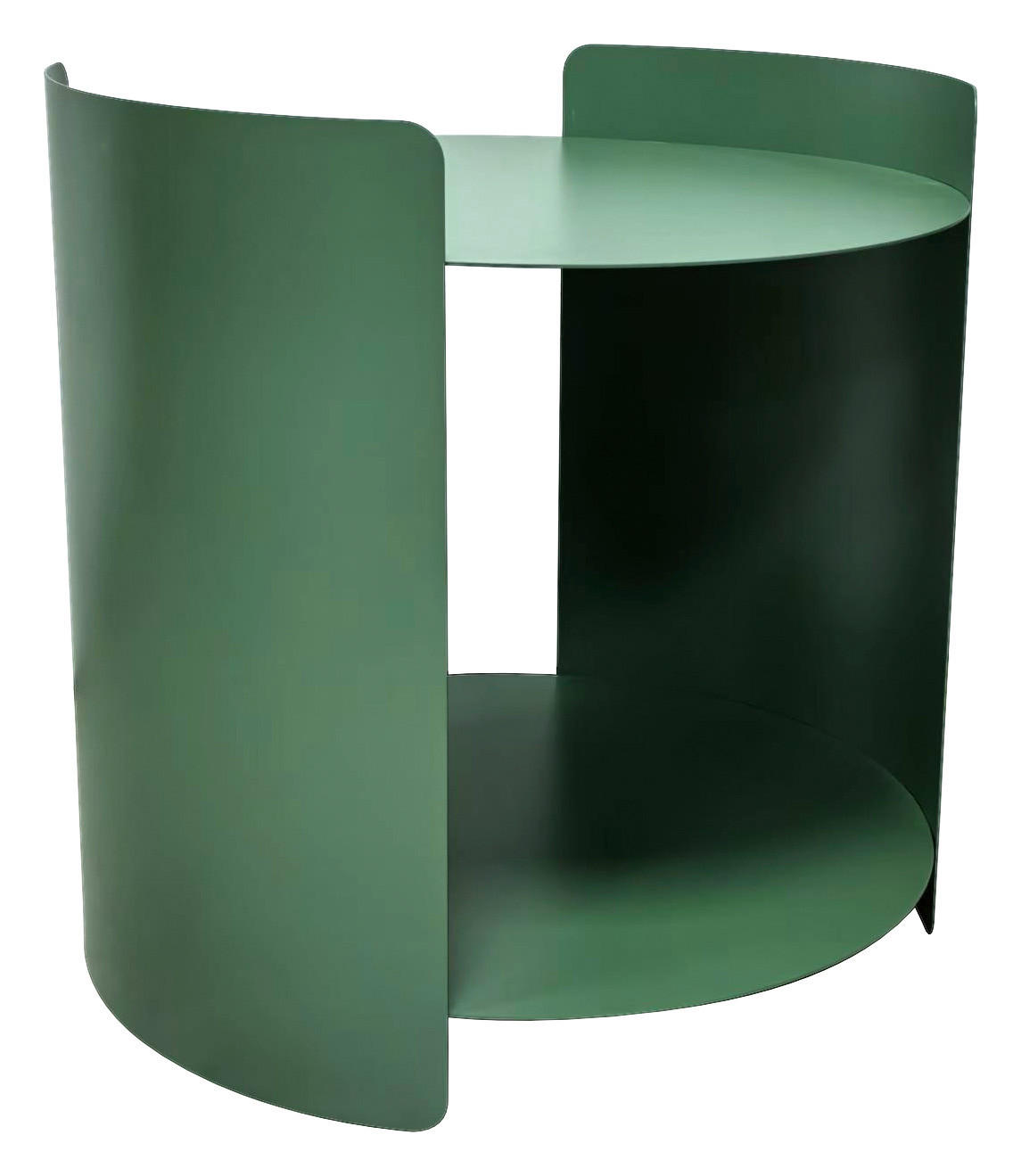 BEISTELLTISCH 40/40/40 cm Grün rund  - Grün, Design, Metall (40/40/40cm) - Xora