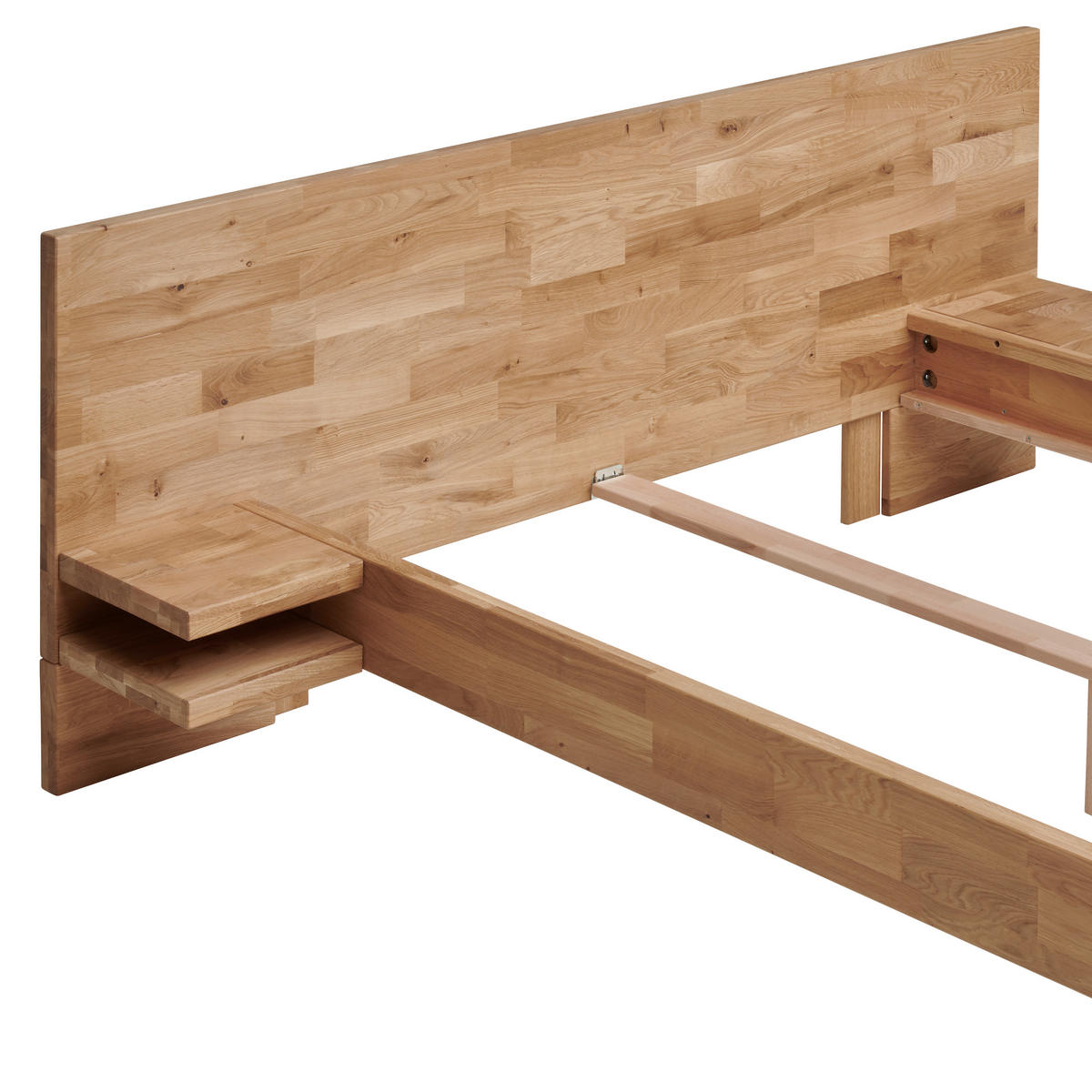 BETT 200/200 cm  in Wildeiche  - Wildeiche, Natur, Holz (200/200cm) - MID.YOU