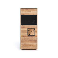 HIGHBOARD  60/152/40 cm  - Wildeiche/Schwarz, Basics, Holz (60/152/40cm) - Livetastic