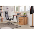 SCHREIBTISCH 140/65/75 cm  in Wildeiche  - Wildeiche/Schwarz, Natur, Holz/Metall (140/65/75cm) - Linea Natura