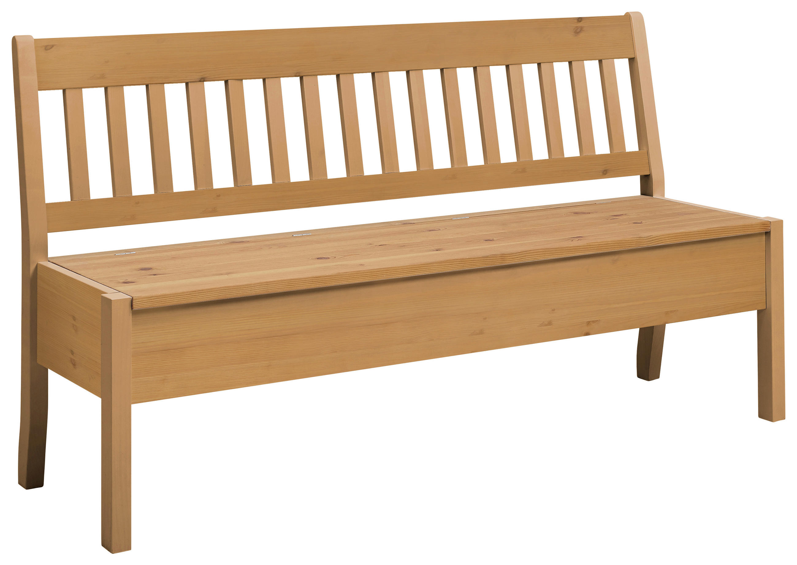 SITZBANK 169/93/58 cm Laugenfarbig Kiefer massiv  - Laugenfarbig, ROMANTIK / LANDHAUS, Holz (169/93/58cm) - Boxxx
