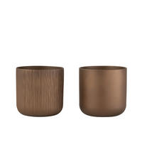ÜBERTOPF - Kupferfarben, Basics, Keramik (20,5/20,5cm)