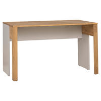 SCHREIBTISCH 125/65/73 cm  in Grau, Eichefarben  - Eichefarben/Grau, KONVENTIONELL, Holz/Holzwerkstoff (125/65/73cm) - Cantus